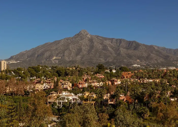 With Large Terrace, Swimming Pool And Areas, Next To Puerto Banus Apartament Marbella