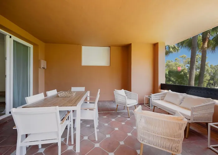With Large Terrace, Swimming Pool And Areas, Next To Puerto Banus Apartament